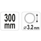 YATO YT0709 Karos zsírzóhoz tömlő 300 mm