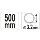 YATO  YT0710 Karos zsírzóhoz tömlő 500 mm