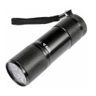 YATO YT08570 Elemes LED zseblámpa 30 lumen alumínium fekete 3 x AAA 