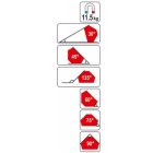 YATO YT0866 Hegesztési munkadarabtartó mágneses 64 x 95 x 14 mm/11,5 kg