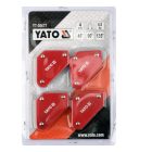 YATO YT-08677 Mini hegesztési munkadarabtartó készlet 4 részes 4,5 kg 45° 90° 135°