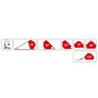 YATO YT-08677 Mini hegesztési munkadarabtartó készlet 4 részes 4,5 kg 45° 90° 135°