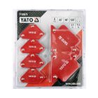 YATO YT08678 Hegesztési munkadarabtartó készlet 6 részes mágneses 