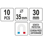 YATO YT08690 Mágneses akasztó (10 db/cs )