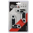 YATO YT08722 Hegesztési munkadarabtartó mágneses 30-60-90°/25 kg (2 db/cs)