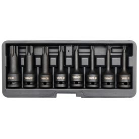  YATO YT1065 Gépi bit Torx dugókulcs készlet 8 részes 1/2": T30-T80
