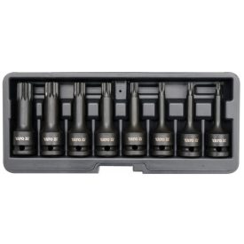   YATO YT1069 Gépi bit Spline dugókulcs készlet 8 részes 1/2": M5-M18
