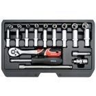 YATO YT14451 Dugókulcs készlet 23 részes 1/4": 4-13 mm