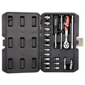   YATO YT14491 Dugókulcs készlet 20 részes 1/4": 3,5-14 mm CrV