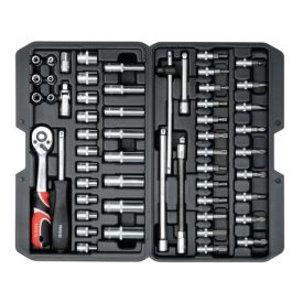   YATO YT14501 Dugókulcs készlet 56 részes 1/4": 4-13 mm CrV 