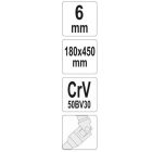 YATO YT15271 Csuklós T-kulcs 6 mm / 450 mm CrV