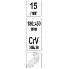 YATO YT15280 Csuklós T-kulcs 15 mm / 450 mm CrV