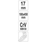 YATO YT15282 Csuklós T-kulcs 17 mm / 450 mm CrV