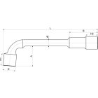 YATO YT1647 Pipakulcs 27 mm / 288 mm CrV 