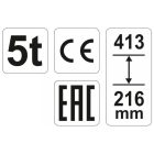 YATO YT17002 Hidraulikus emelő 5t