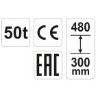 YATO YT17009 Hidraulikus emelő 50t