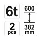 YATO YT17312 Tartó bak 6t ( 2 db/cs )
