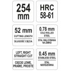 YATO YT1924 Lemezvágó olló 250 mm PVC bevonatú nyél