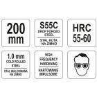 YATO YT1963 Lemezvágó olló 200 mm egyenes