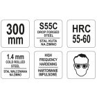 YATO YT1965 Lemezvágó olló 300 mm egyenes