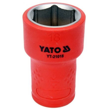 YATO YT21018 Dugókulcs 3/8" 18 mm 1000 V-ig szigetelt