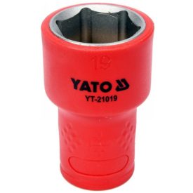 YATO YT21019 Dugókulcs 3/8" 19 mm 1000 V-ig szigetelt