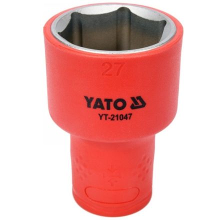 YATO YT21047 Dugókulcs 1/2" 27 mm 1000 V-ig szigetelt