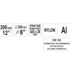 YATO YT22255 Szíjas csőfogó 300 mm