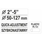 YATO YT2235 Csővágó görgős 50-127 mm ( réz - alumínium - műanyag )