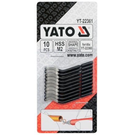 YATO YT22361 Tartalék penge gyors sorjázóhoz (10 db/cs)