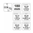 YATO YT2255 Krimpelő fogó 180 mm