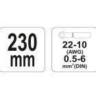 YATO YT2296 Krimpelő fogó 230 mm
