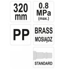 YATO YT23732 Lefúvató pisztoly hosszú szárral 320 mm