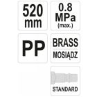 YATO YT23733 Lefúvató pisztoly hosszú szárral 520 mm