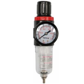   YATO YT2382 Pneumatikus levegő szűrő nyomásszabályzóval 1/4"