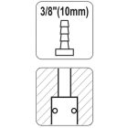 YATO YT2397 Pneumatikus gyorscsatlakozó 3/8" tömlővéges