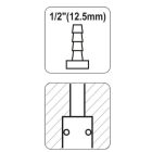 YATO YT2398 Gyorscsatlakozó 1/2" tömlővéges
