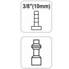 YATO YT2406 Tömlővég 3/8" csőcsatlakozó