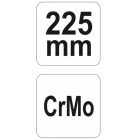 YATO YT2460 Egyenes önzáró fogó 225 mm