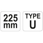YATO YT2461 U-alakú önzáró fogó 225 mm