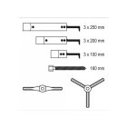 YATO YT25105 Csapágylehúzó készlet 12 részes nehezen hozzáférhető helyekhez