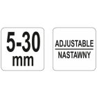 YATO YT25145 Akkumulátor saru és ablaktörlő kar lehúzó 2 körmös 5-30 mm