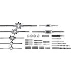 YATO YT2978 Menetfúró és metsző készlet (kézi) 44 részes HSS M3-M12