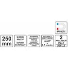 YATO YT30370 Trapéz vízmérték 2 libella 250 mm