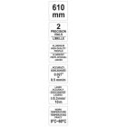 YATO YT30400 Lézeres vízmérték 2 libella 610 mm