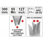 YATO YT3130 Gérvágó fűrész 300 mm 