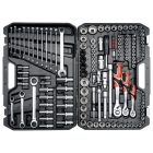 YATO YT38811 Dugókulcs készlet 150 részes 1/2": 20-32 mm, 1/4": 4-13 mm, 3/8": 9-19 mm CrV S2