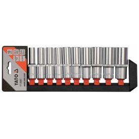   YATO YT38861 Dugókulcs készlet 10 részes 1/2": 10-24 mm profi CrV