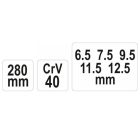 YATO YT4928 Forgatókar csőkulcsokhoz 280 mm