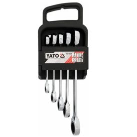   YATO YT5038 Racsnis csillagkulcs készlet 5 részes (8 x 9,10 x 11,12 x 13,14 x 15,17 x 19 mm) CrV